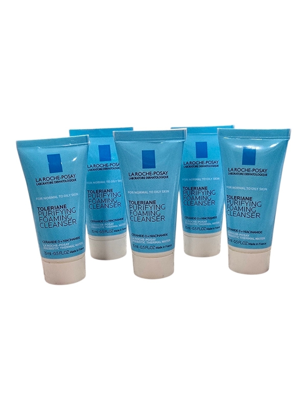 La Roche-Posay Toleriane Purifying Foaming Cleanser 5-Pack Travel Size